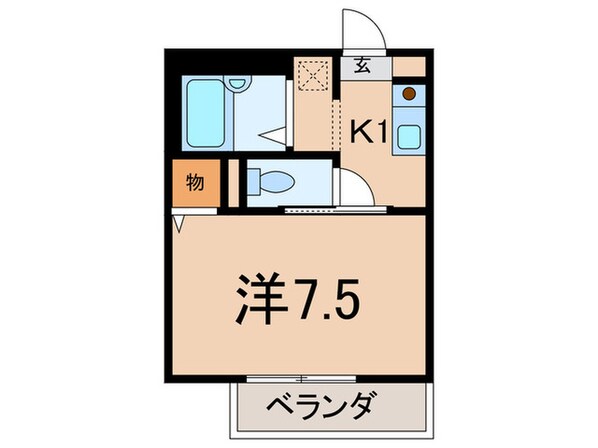 カネシマハイツの物件間取画像